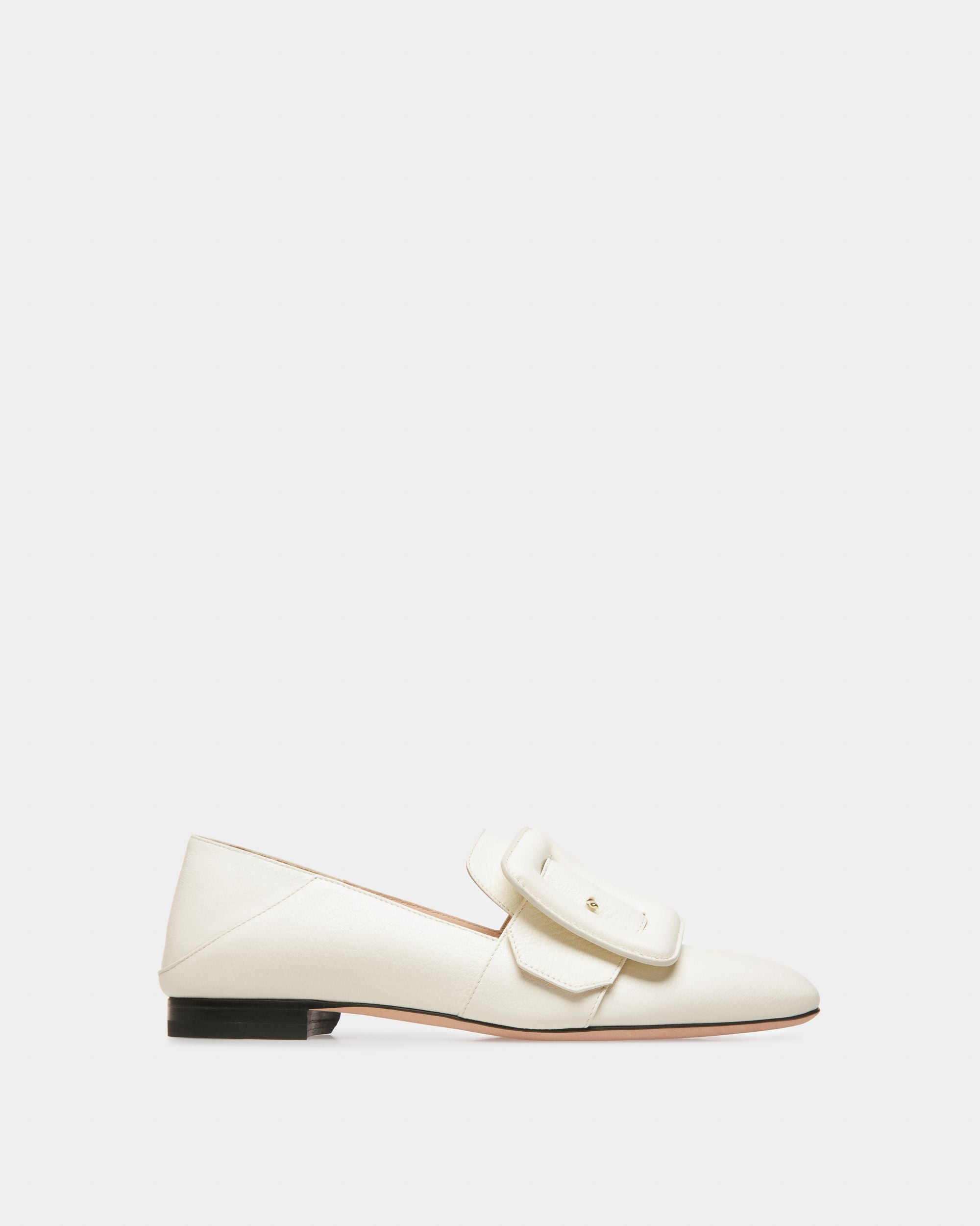 Janelle Leather Pumps In Bone - Women's - Bally - 01