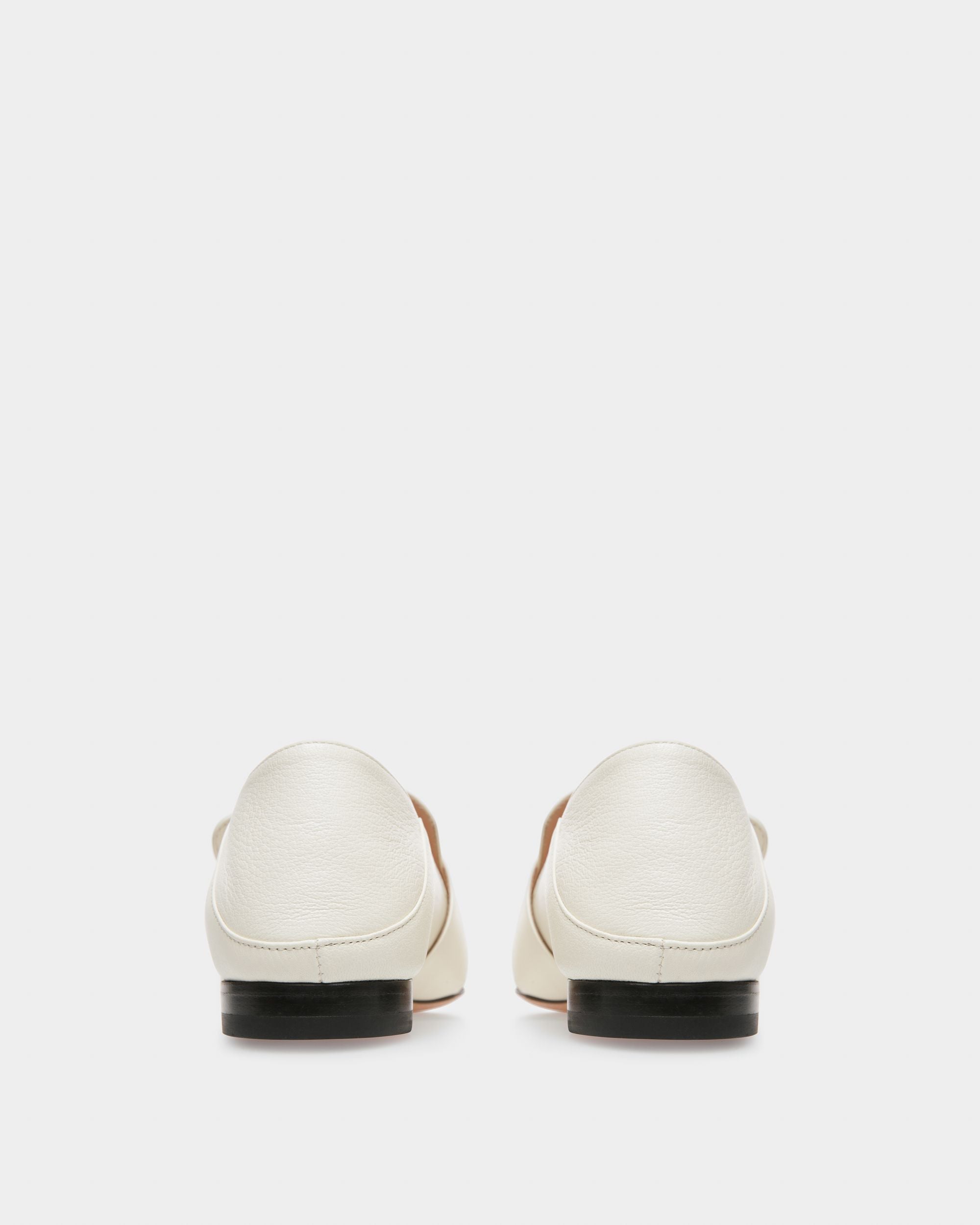 Janelle Leather Pumps In Bone - Women's - Bally - 04