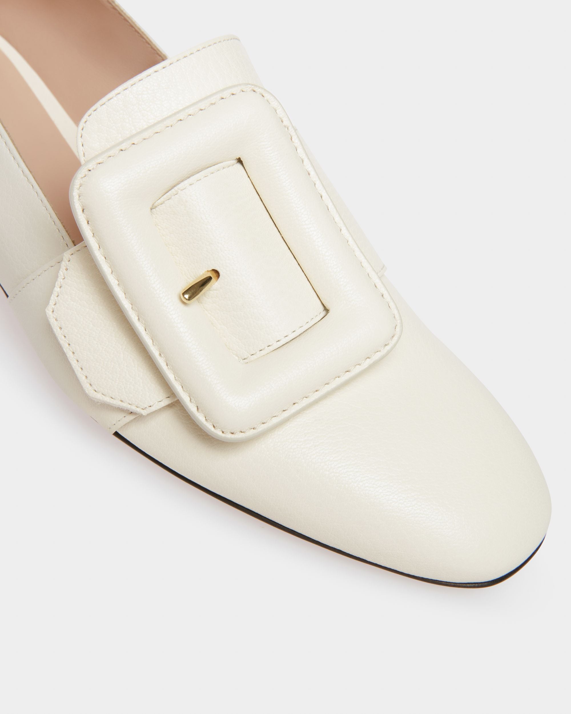 Janelle Leather Pumps In Bone - Women's - Bally - 05
