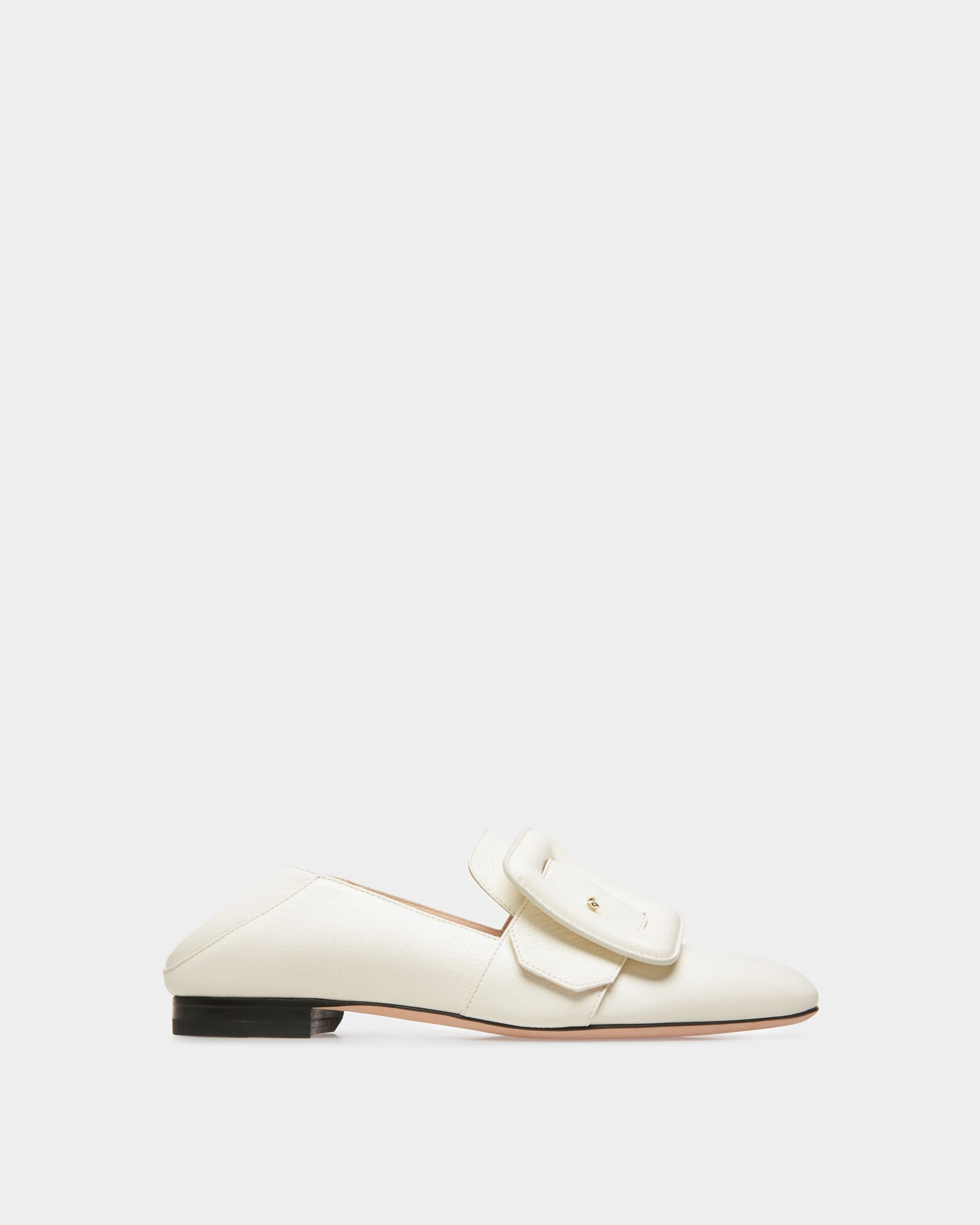 Janelle Leather Pumps In Bone - Women's - Bally - 07