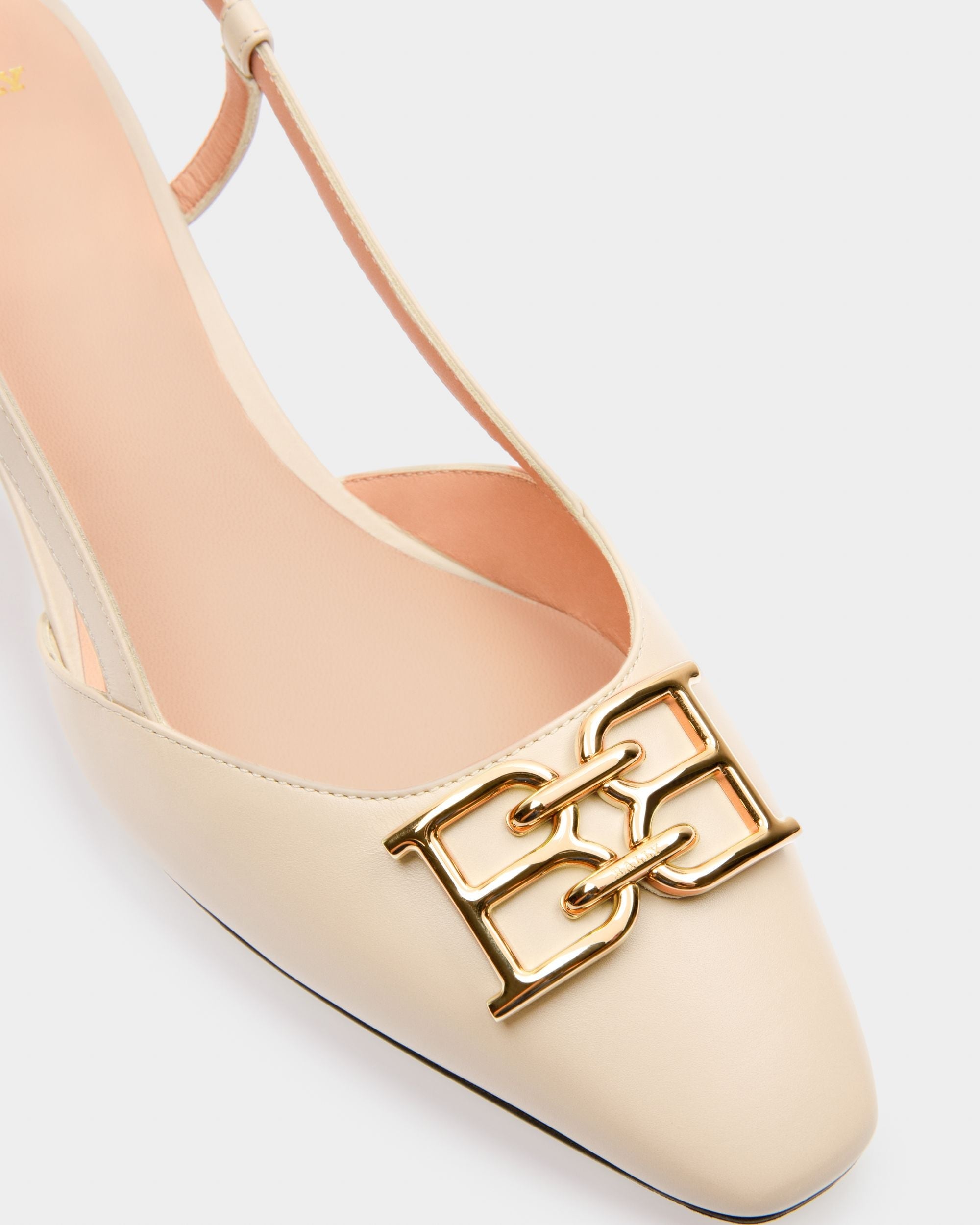 Eva Leather Pumps In Bone - Women's - Bally - 05