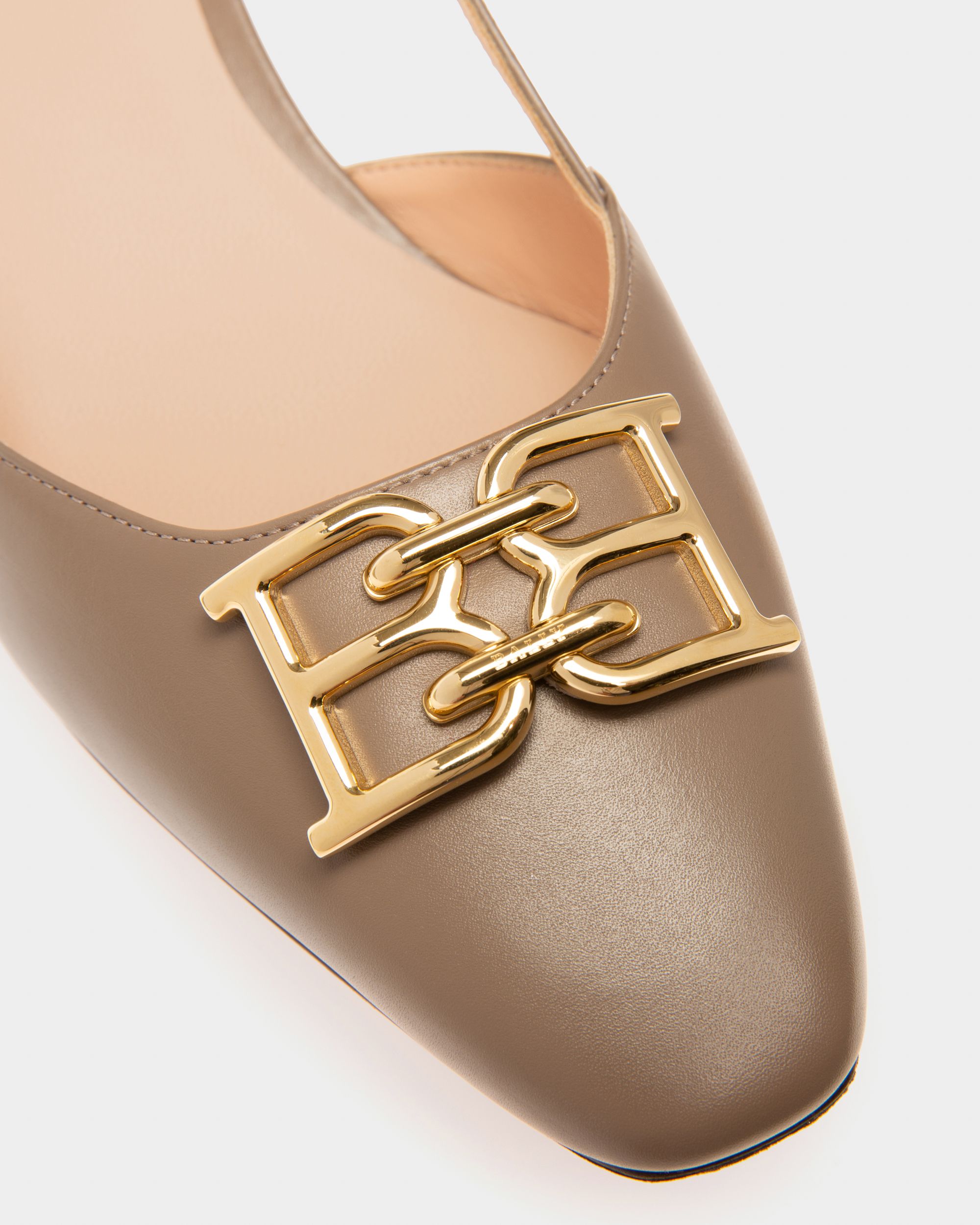 Eva Leather Pumps In Canapa - Women's - Bally - 05
