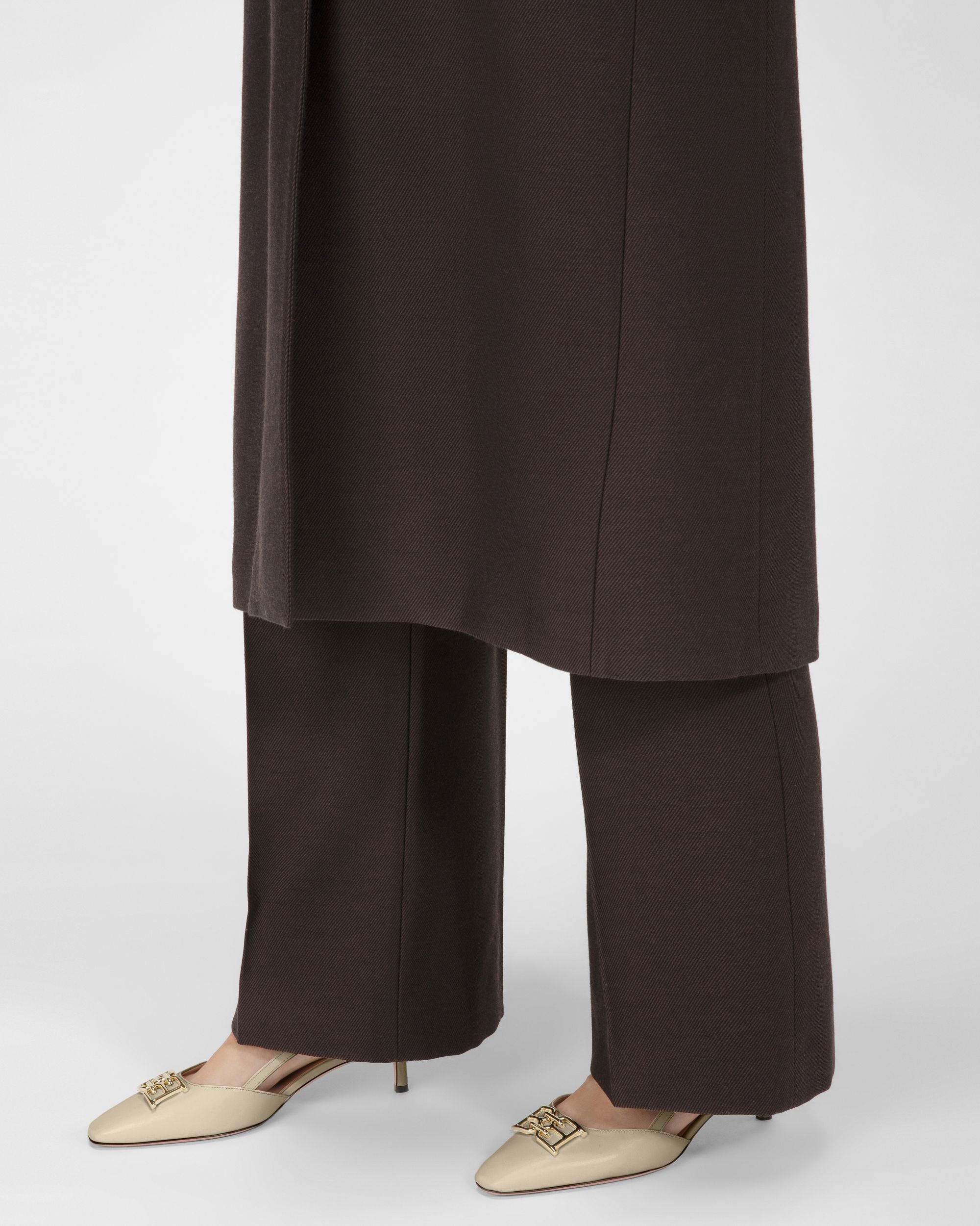 Eva Slingback Pumps In Fossil Leather - Women's - Bally - 06