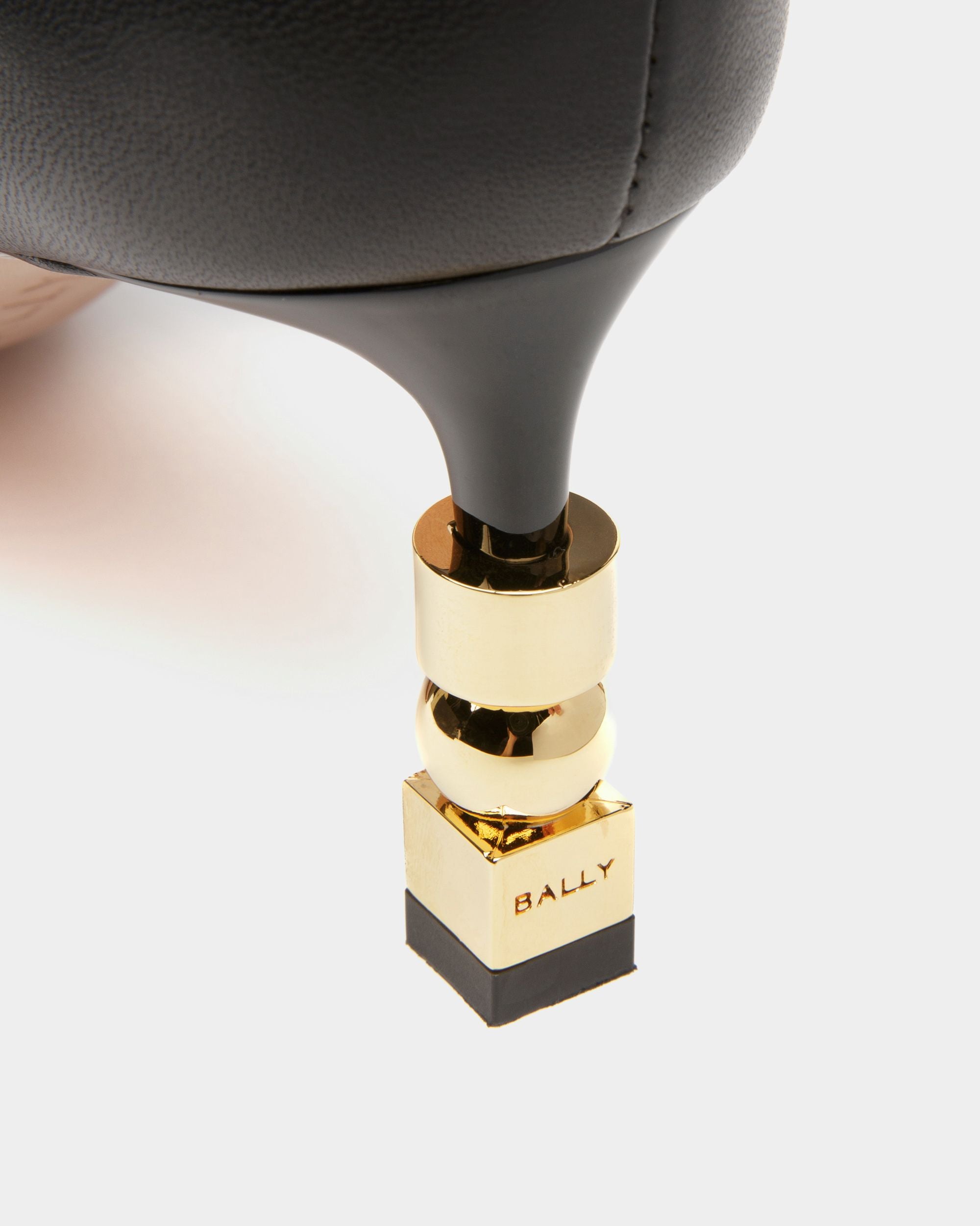 Block Pumps In Black Leather - Women's - Bally - 04