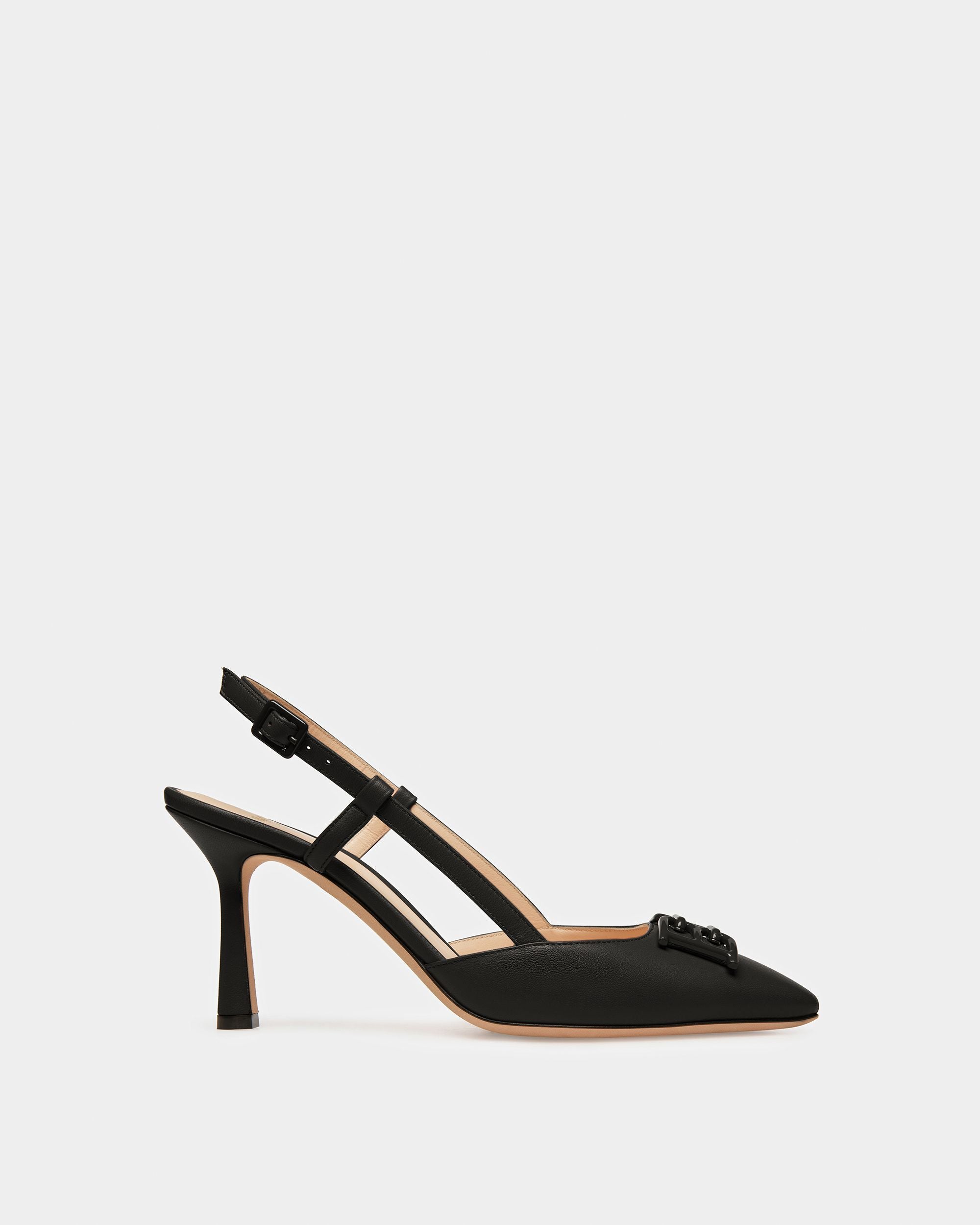 Eva Leather Pumps In Black - Women's - Bally - 01