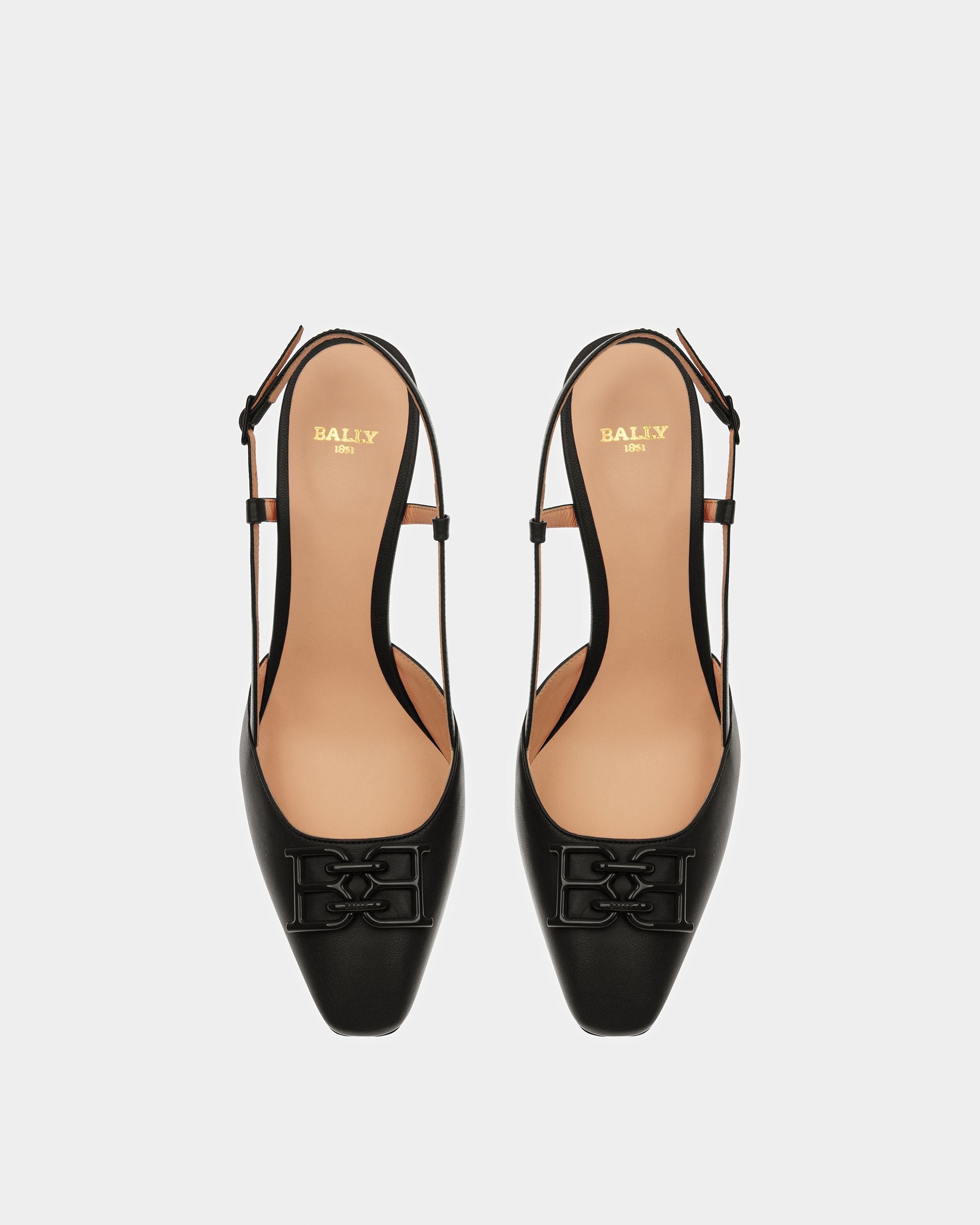 Eva Leather Pumps In Black - Women's - Bally - 02