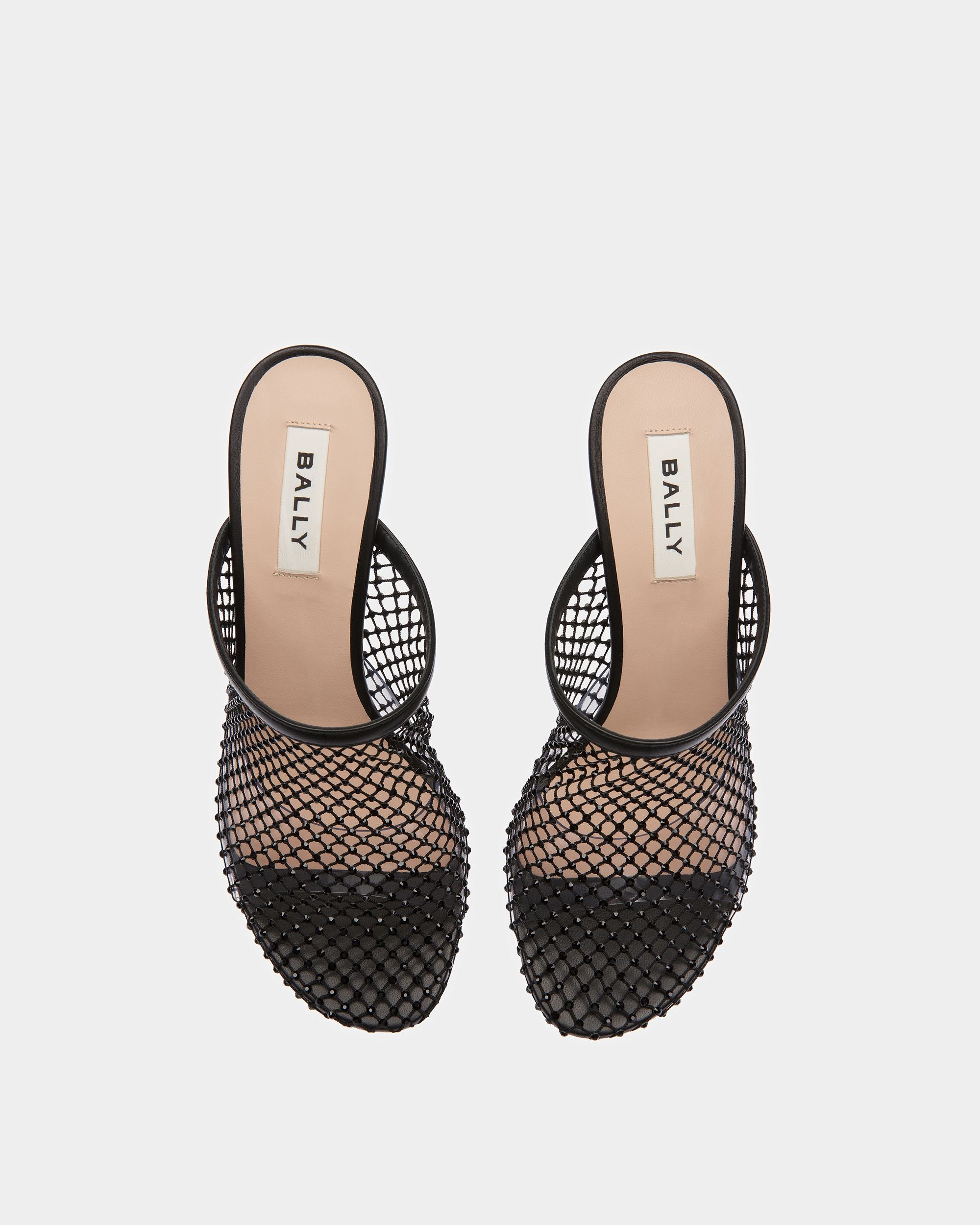 Crystal Fishnet Mule - Women's - Bally - 02