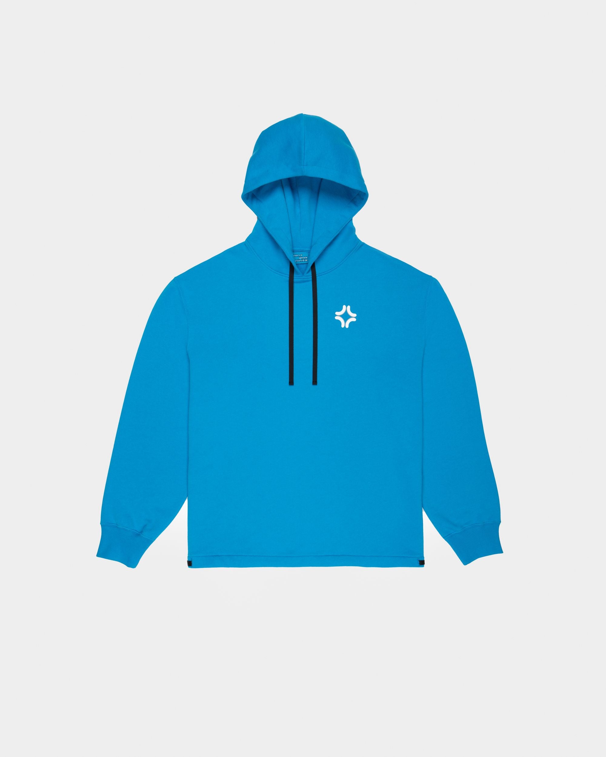 Organic Cotton Sweatshirt In Blue - Women's - Bally - 01