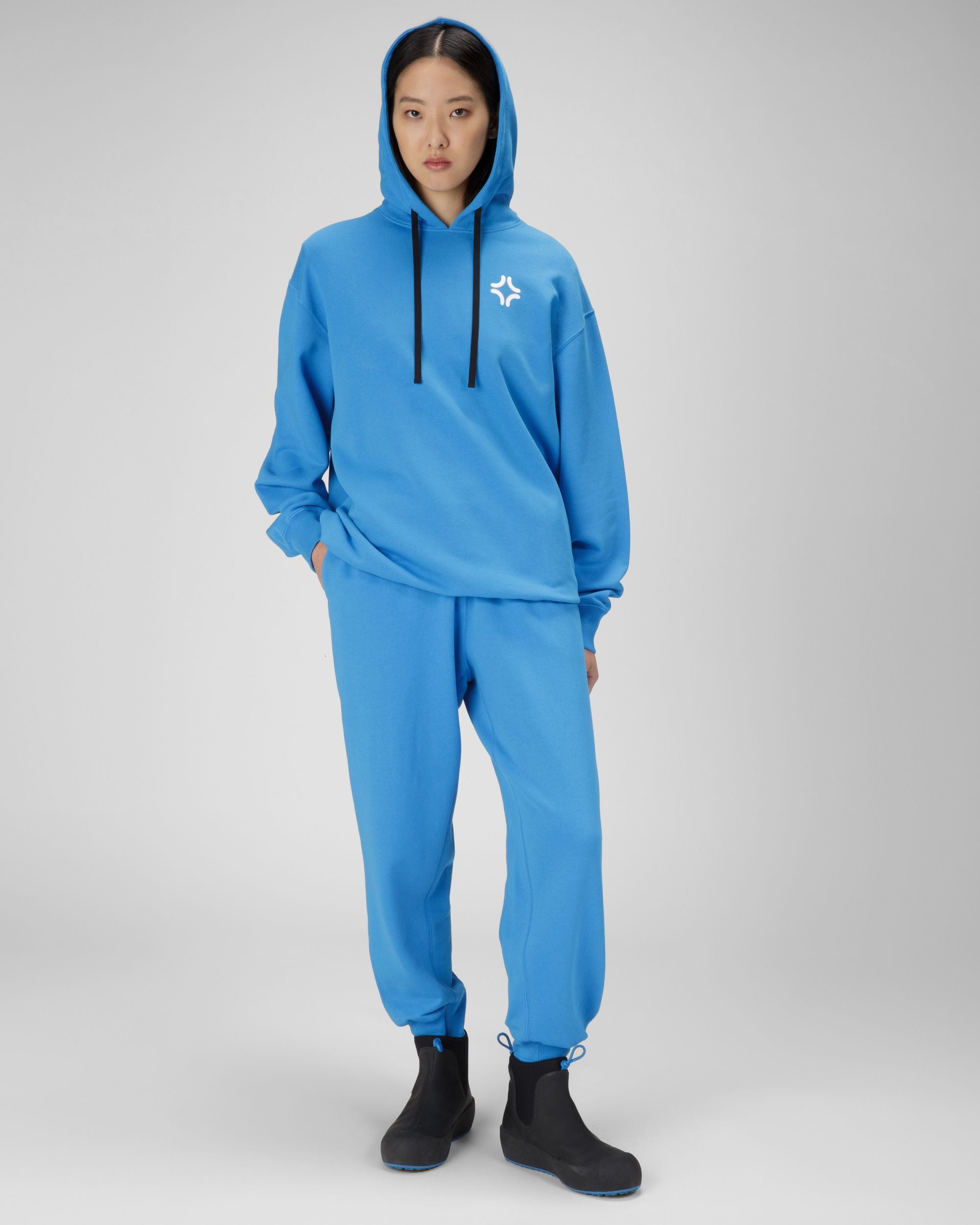 Organic Cotton Sweatshirt In Blue - Women's - Bally - 05
