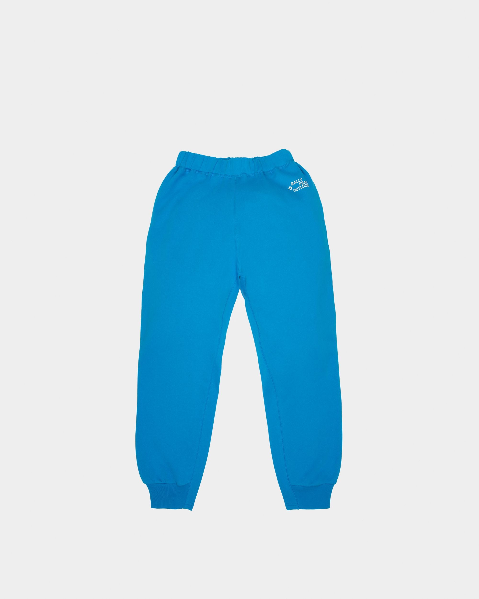 Organic Cotton Joggers In Blue - Women's - Bally - 01