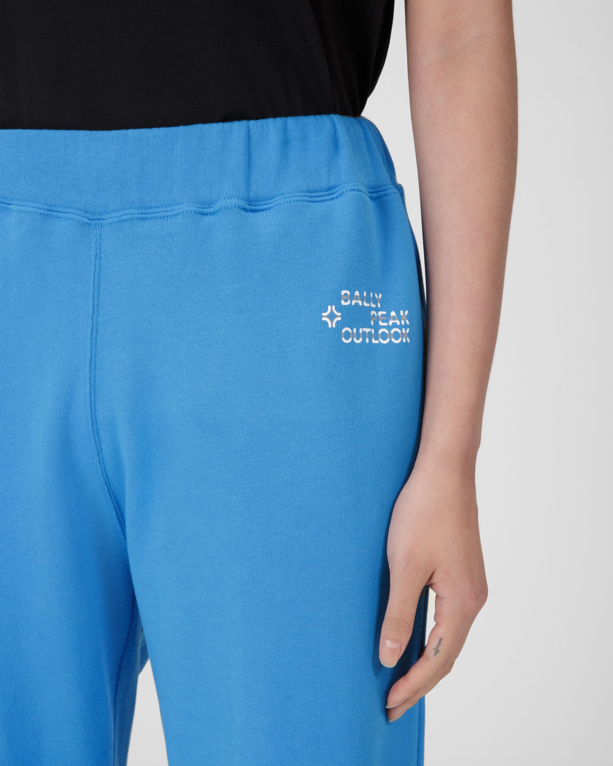 Organic Cotton Joggers In Blue - Women's - Bally - 04