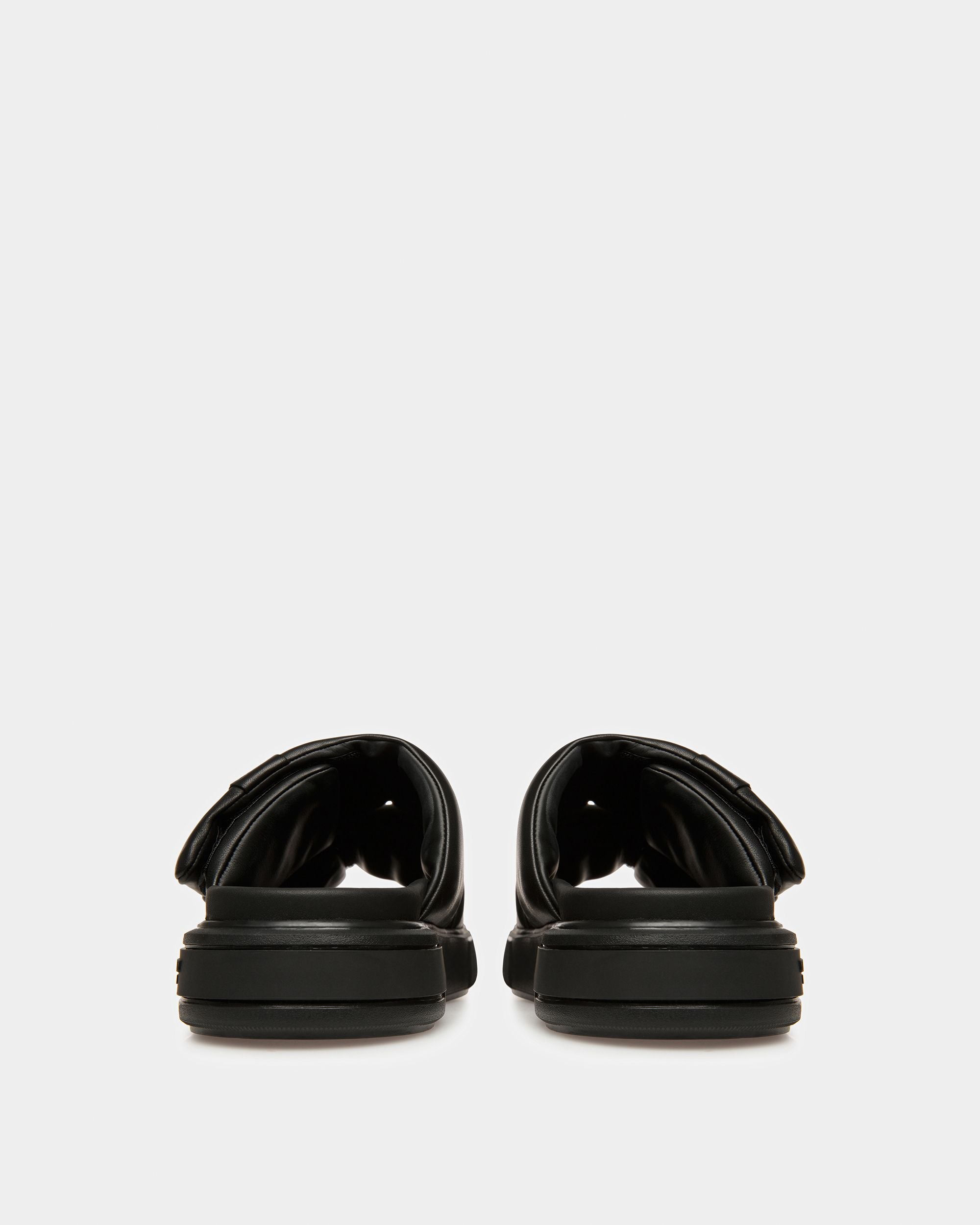 Joey-W Leather Sandals In Black - Women's - Bally - 04