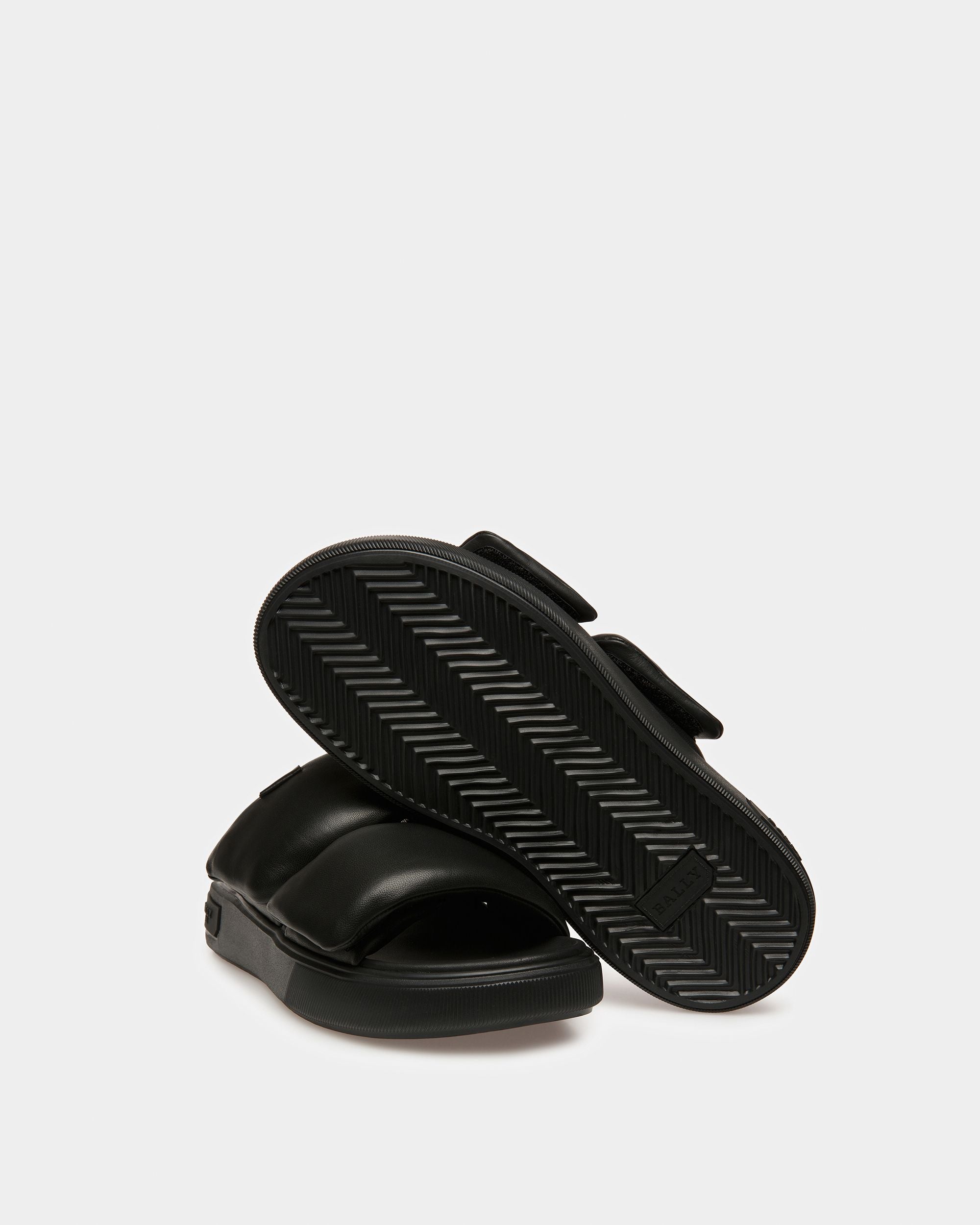 Joey-W Leather Sandals In Black - Women's - Bally - 05