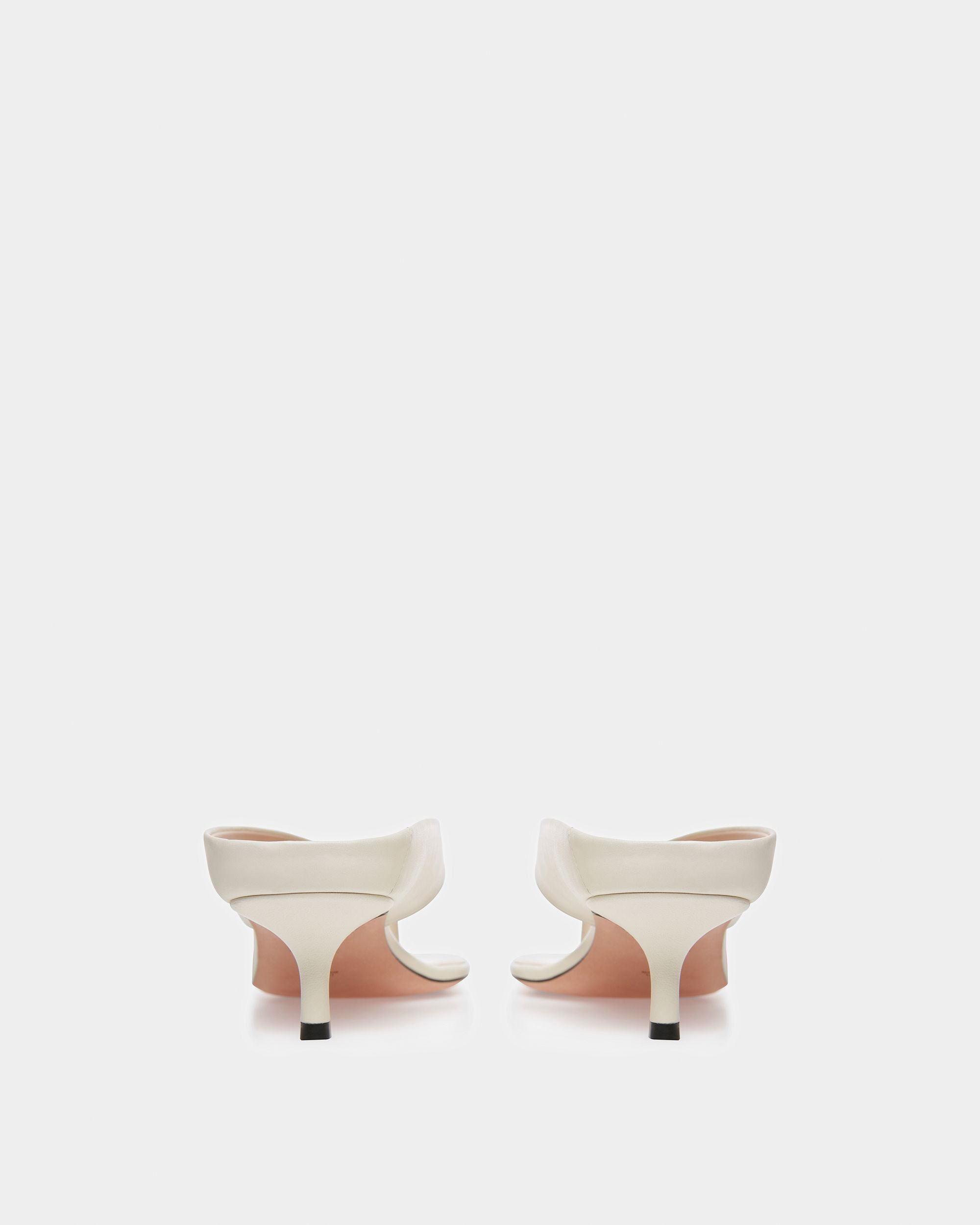 Nyna Leather Sandals In Bone - Women's - Bally - 04