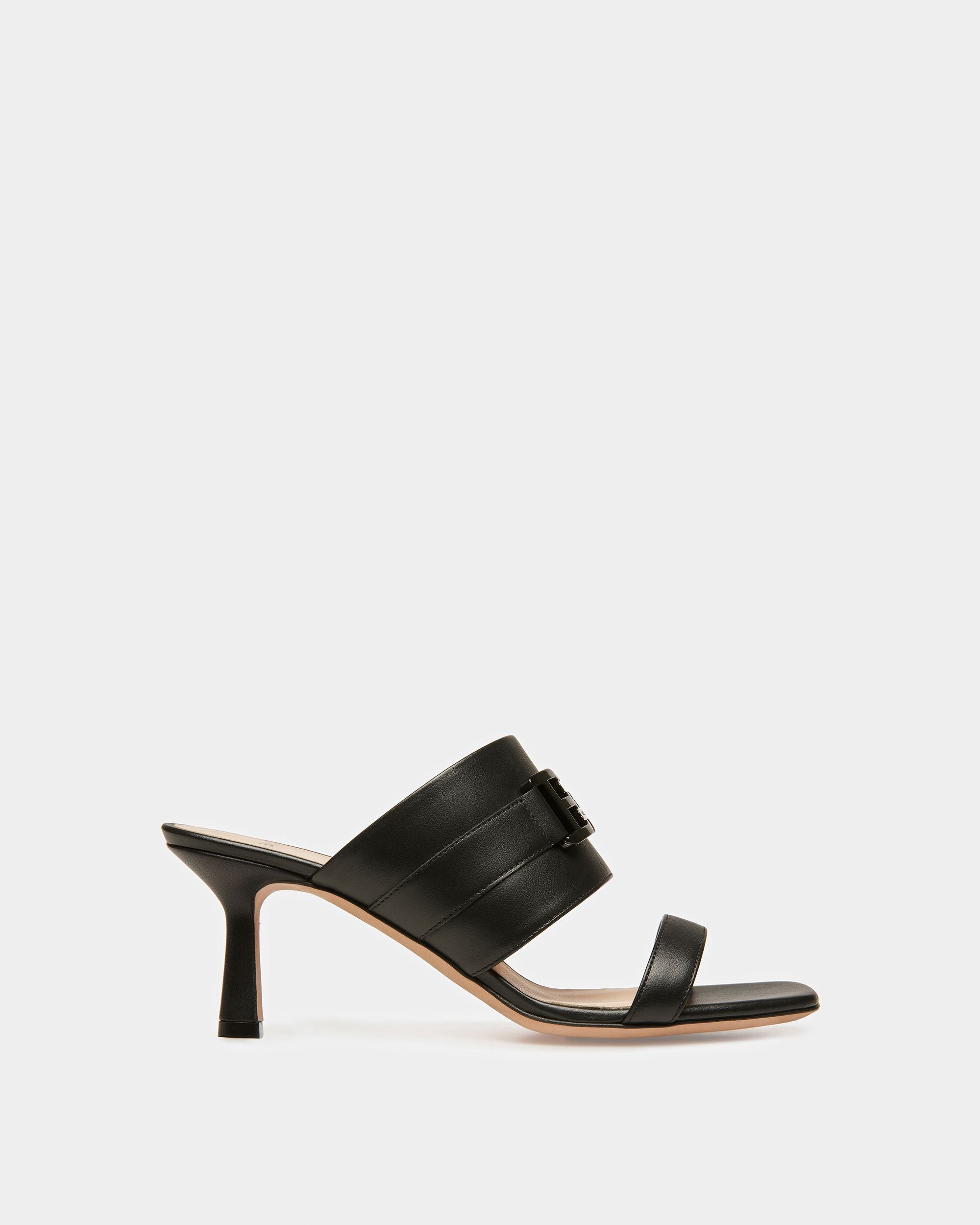 Ella Leather Sandals In Black - Women's - Bally - 01