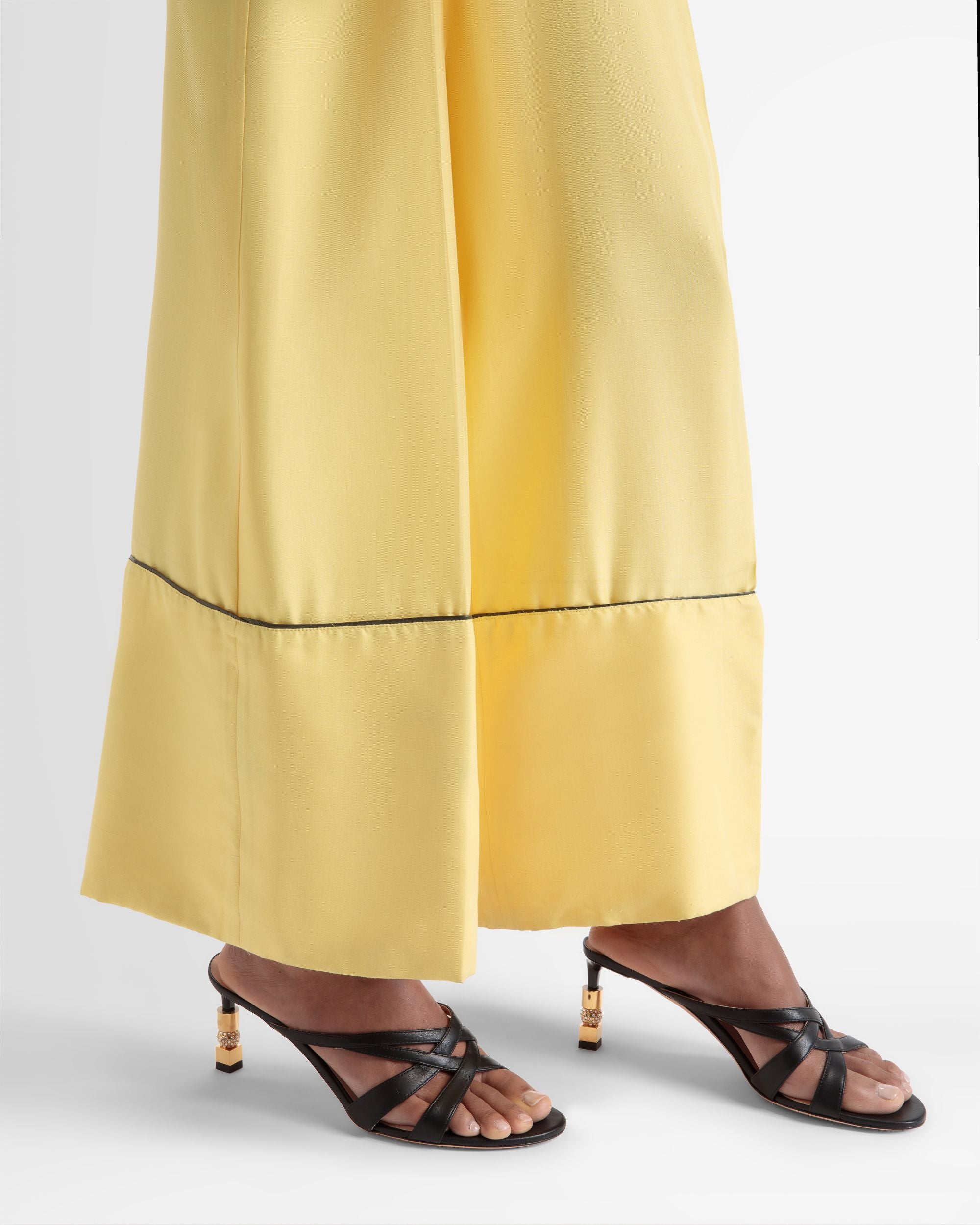 Block Slide Sandal In Leather - Women's - Bally - 02
