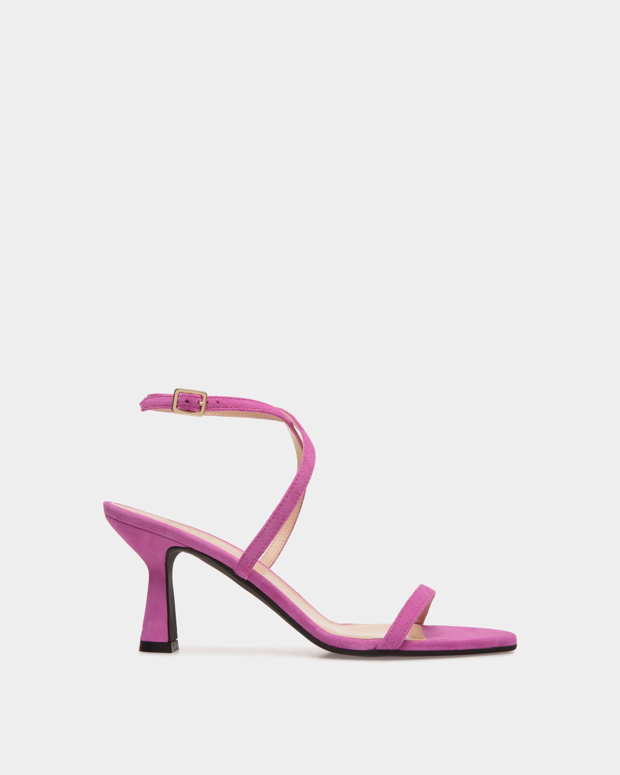 Sandals In Pink Leather - Women's - Bally - 01