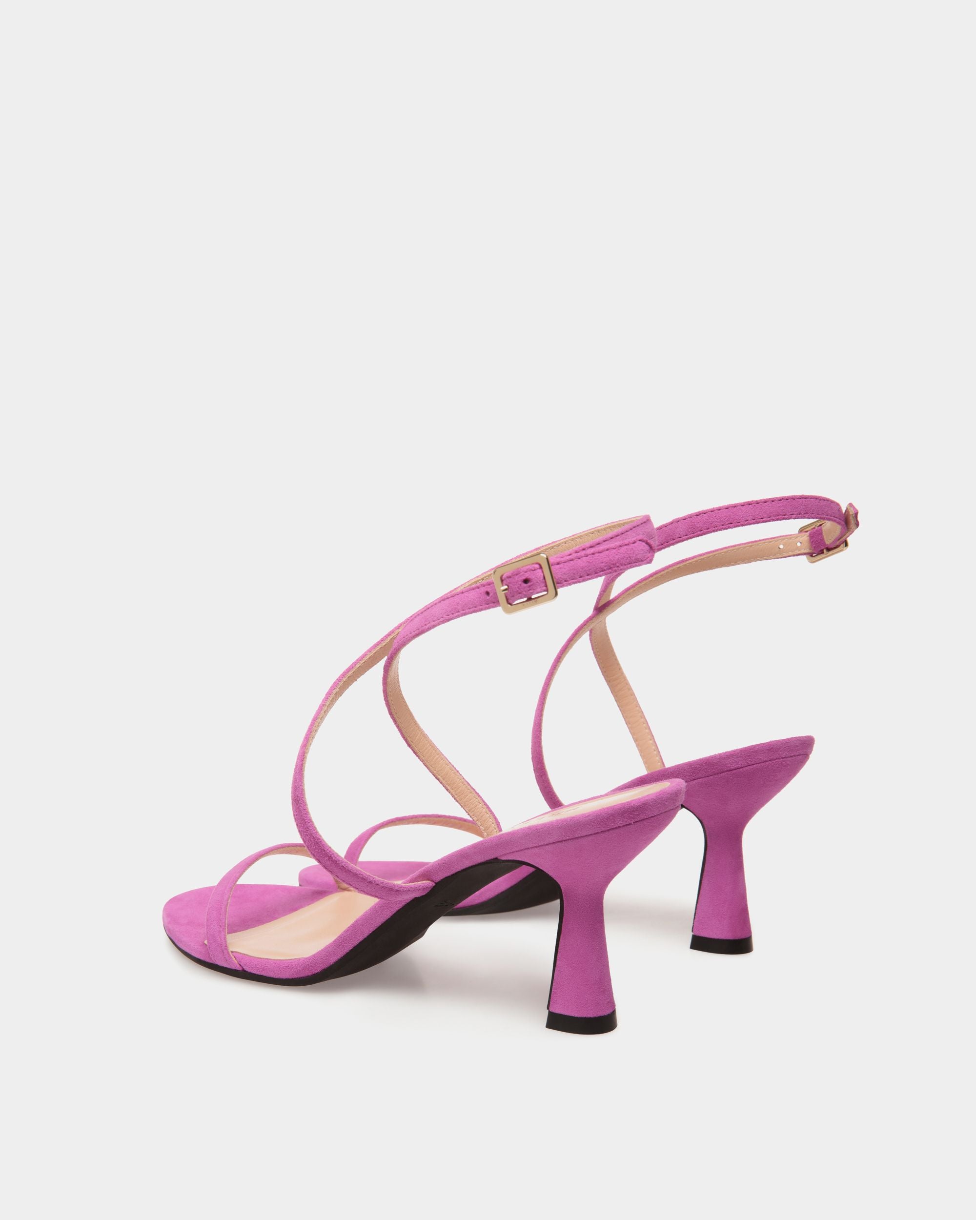 Sandals In Pink Leather - Women's - Bally - 03