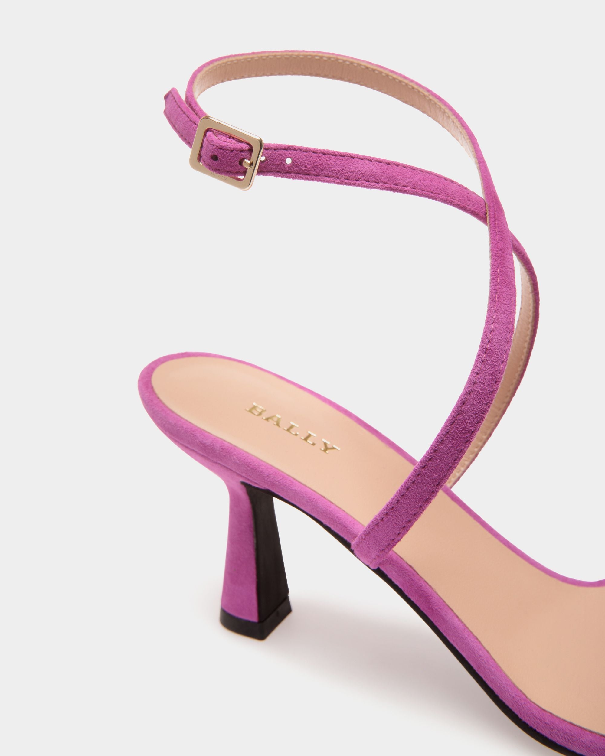 Sandals In Pink Leather - Women's - Bally - 05