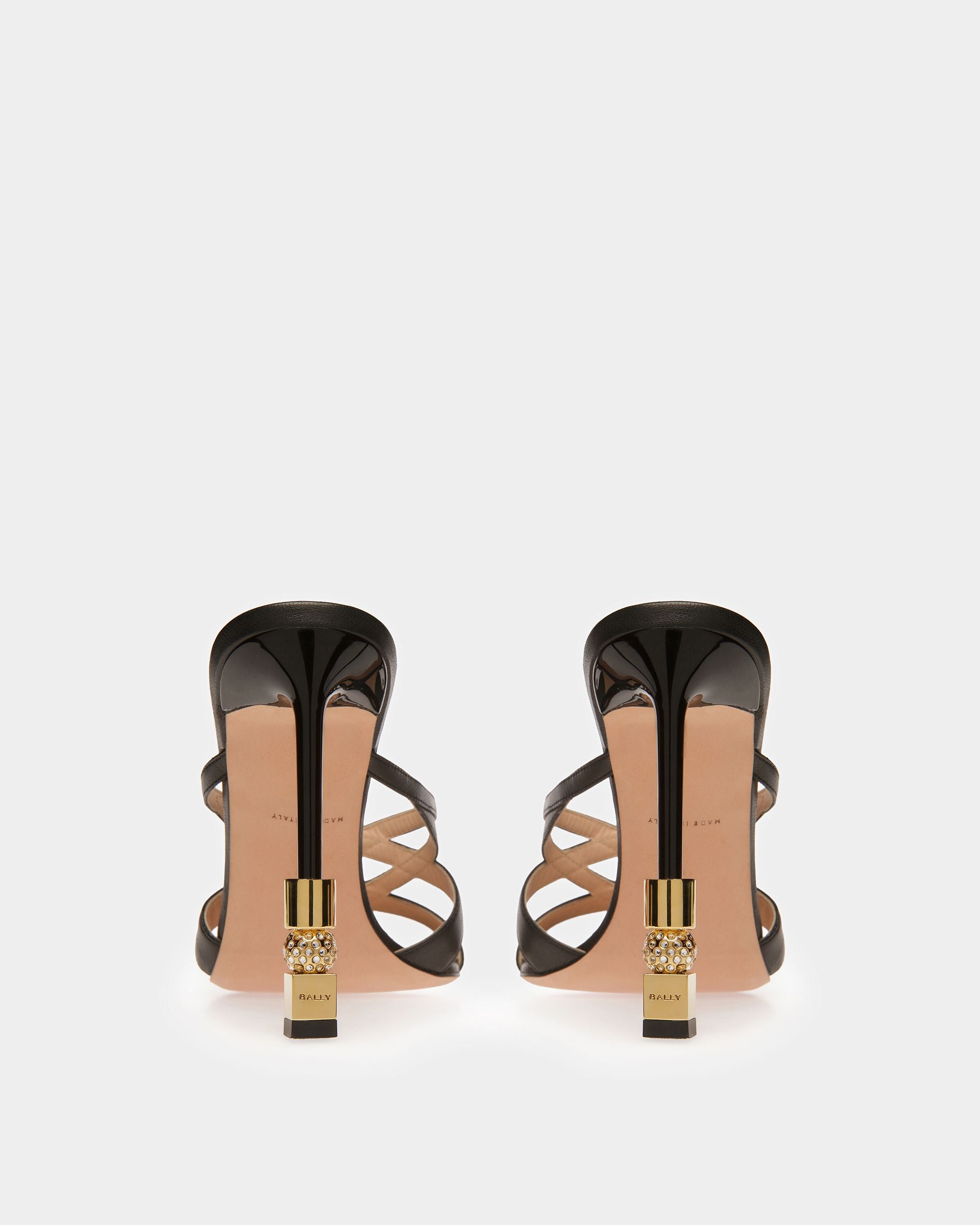 Block Slide Sandal In Leather - Women's - Bally - 04