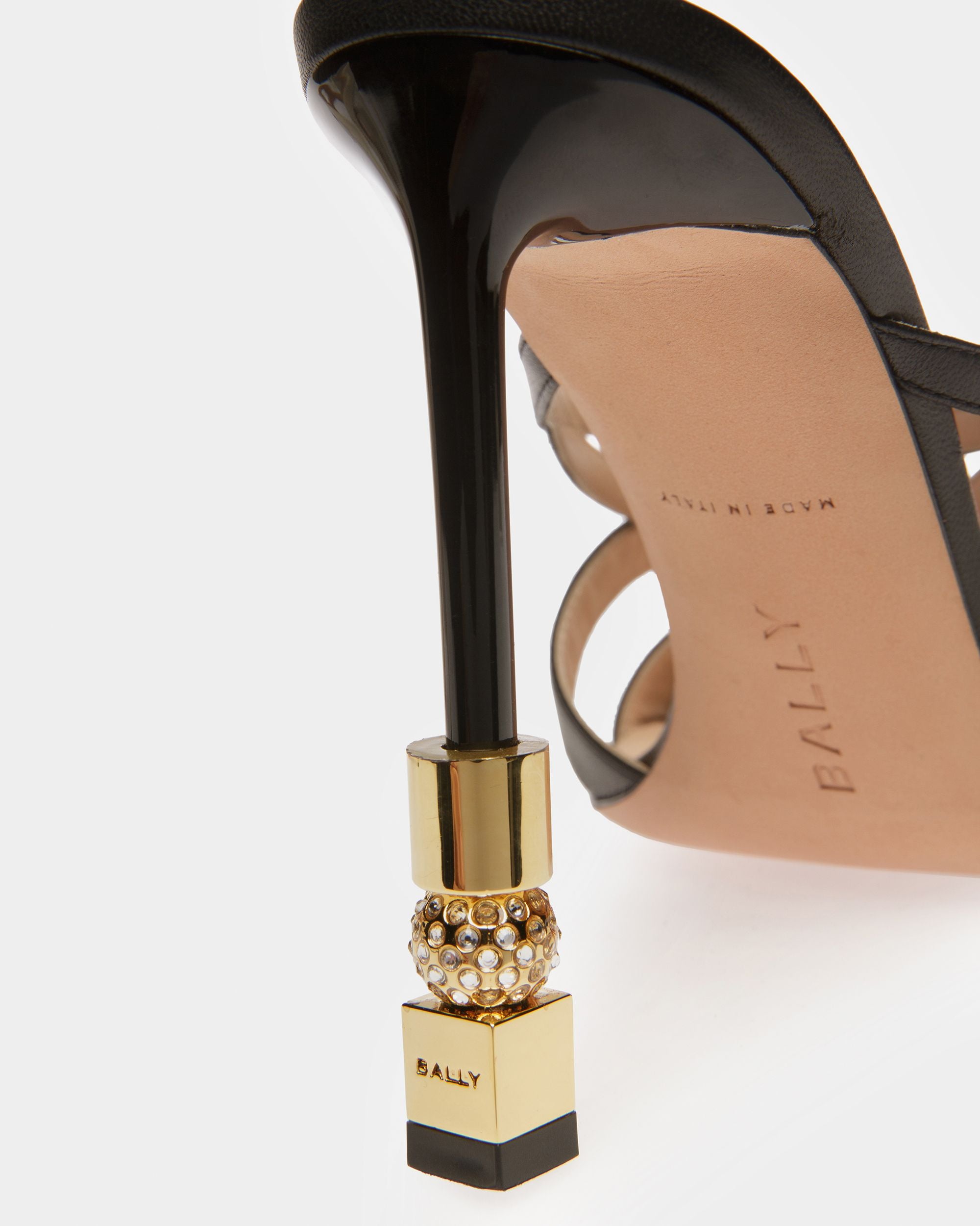 Block Slide Sandal In Leather - Women's - Bally - 05
