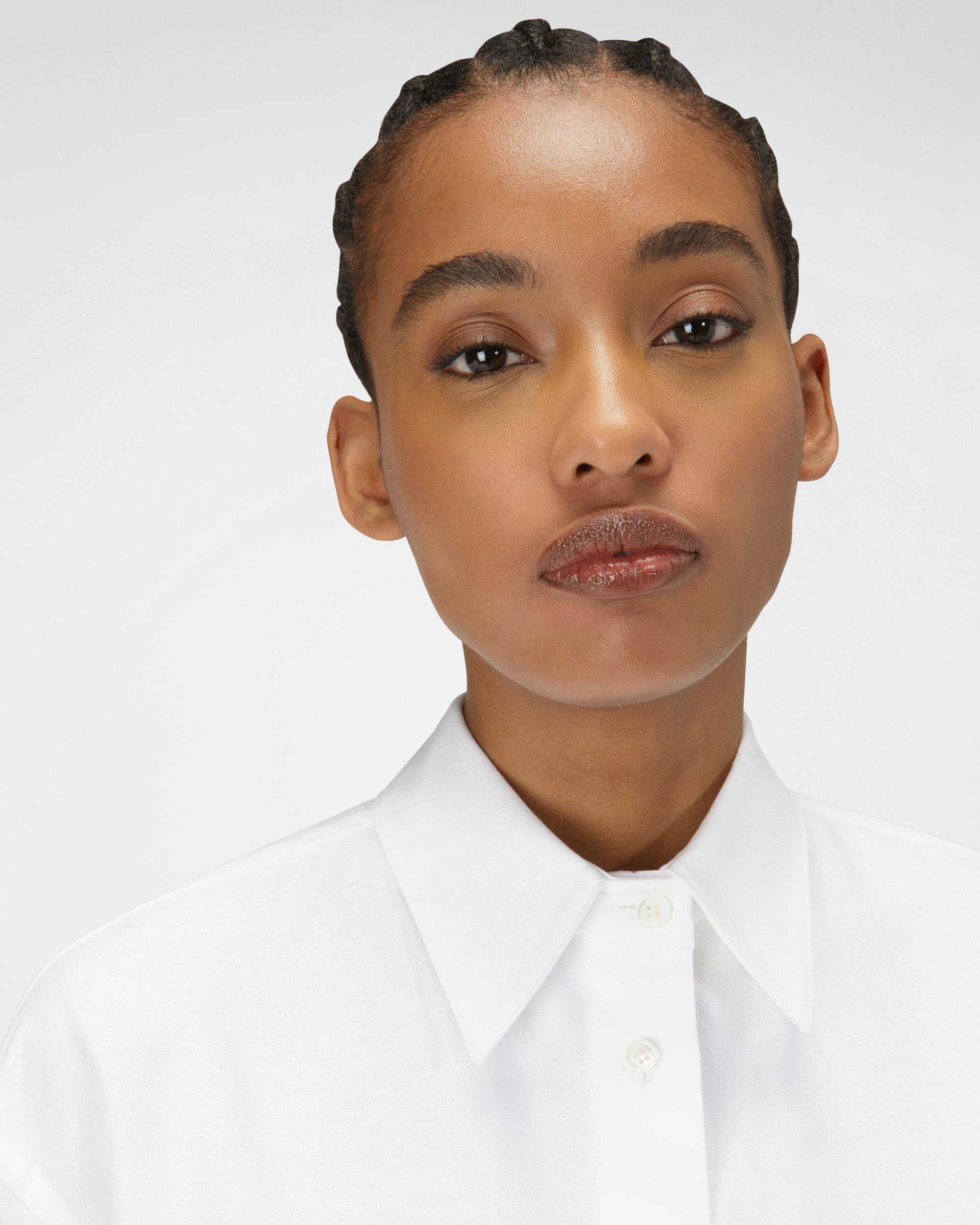 Long Sleeve Cotton Shirt - Women's - Bally - 04